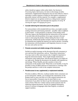 Guide To Devl Consumer Product Instructions