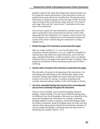 Guide To Devl Consumer Product Instructions