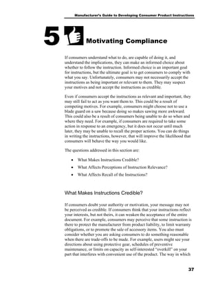 Guide To Devl Consumer Product Instructions