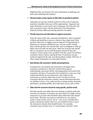 Guide To Devl Consumer Product Instructions