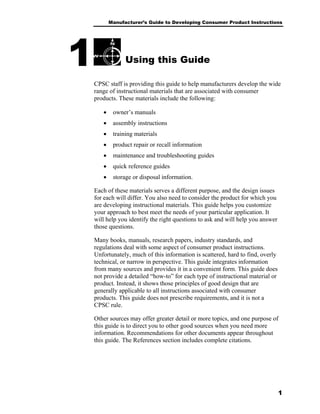 Guide To Devl Consumer Product Instructions