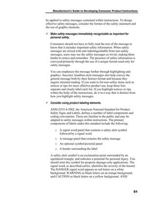 Guide To Devl Consumer Product Instructions