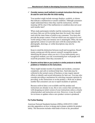 Guide To Devl Consumer Product Instructions