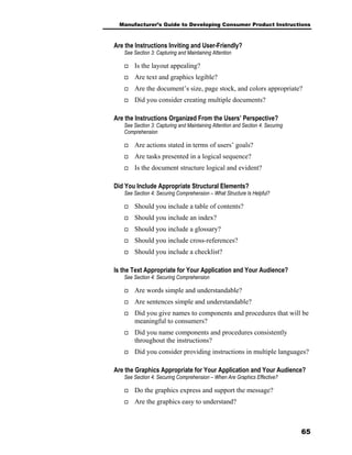 Guide To Devl Consumer Product Instructions