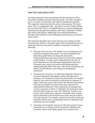 Guide To Devl Consumer Product Instructions