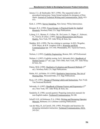 Guide To Devl Consumer Product Instructions