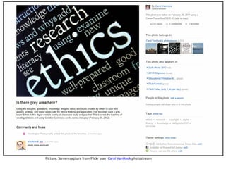 Picture: Screen capture from Flickr user Carol VanHook photostream
 