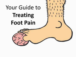 Your Guide to
   Treating
  Foot Pain
 