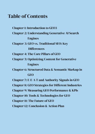 Full Guide to Generative Engine Optimization | PDF