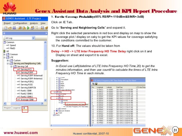 Guide to genex assistant for lte update 2012-2-25