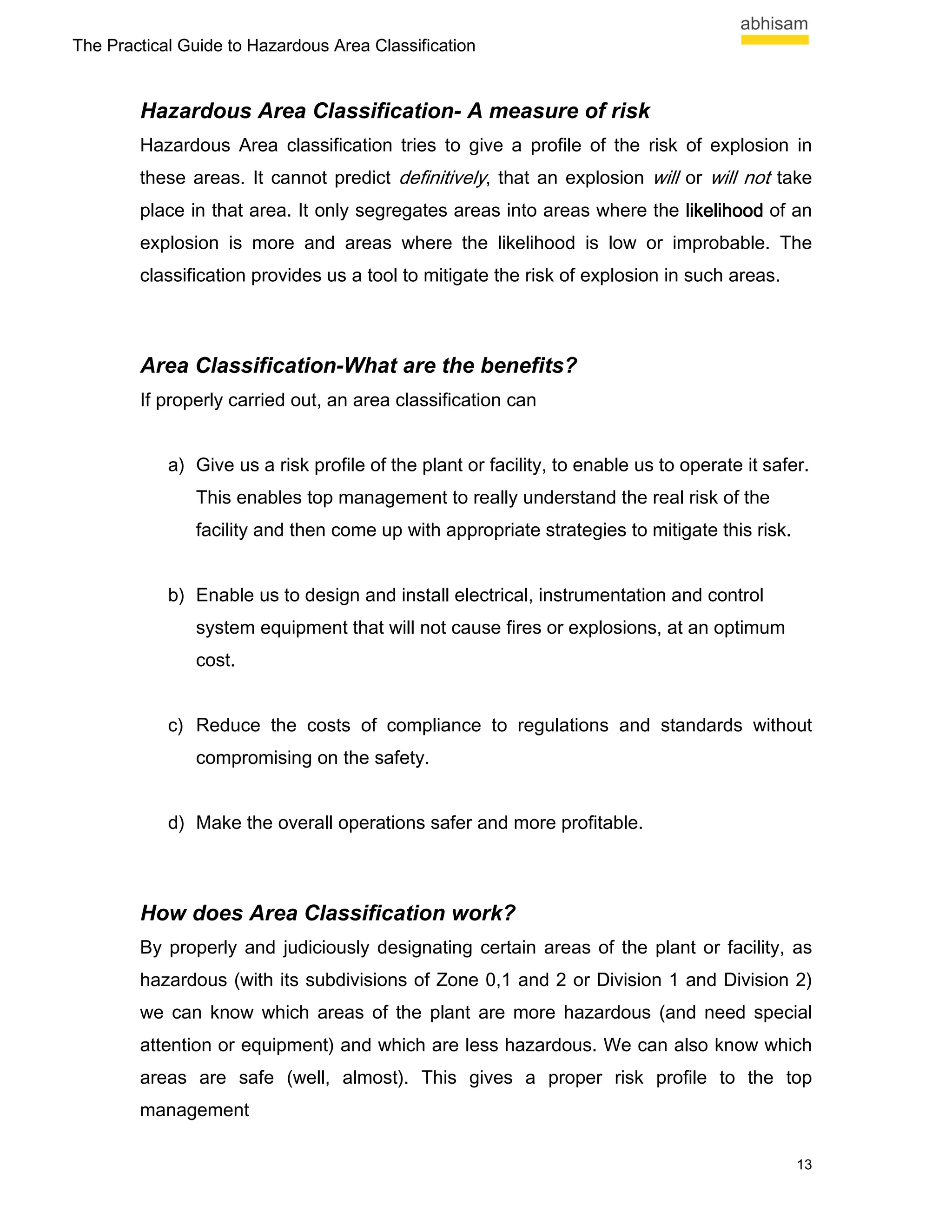 The Practical Guide to Hazardous Area Classification eBook