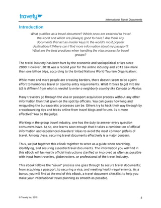 Guide to International Travel Documents | PDF