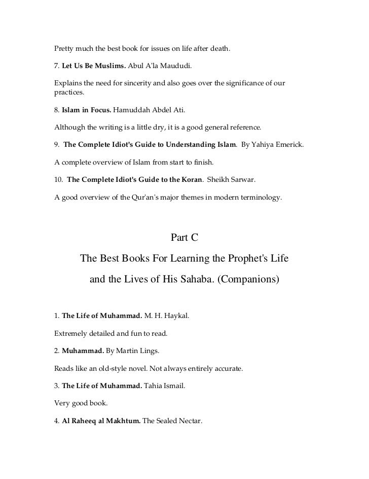 the quran acts as a complete guide to life essay The qur’an acts as a complete guide to life essay b the qur’an acts as a complete guide to life specifically for you the-quran-acts-as-a-complete-guide . the quran acts as a complete guide to life essay The qur’an acts as a complete guide to life essay b the qur’an acts as a complete guide to life specifically for you the-quran-acts-as-a-complete-guide .
