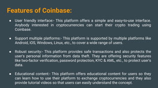 Guide to launch a successful crypto exchange platform like Coinbase | PPT