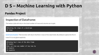 Pandas Project
 