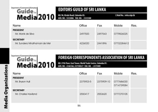 Guide to media 2010