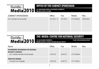 Guide to media 2010