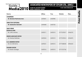 Guide to media 2010