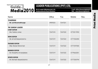 Guide to media 2010
