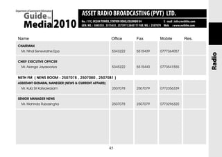 Guide to media 2010