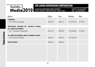 Guide to media 2010