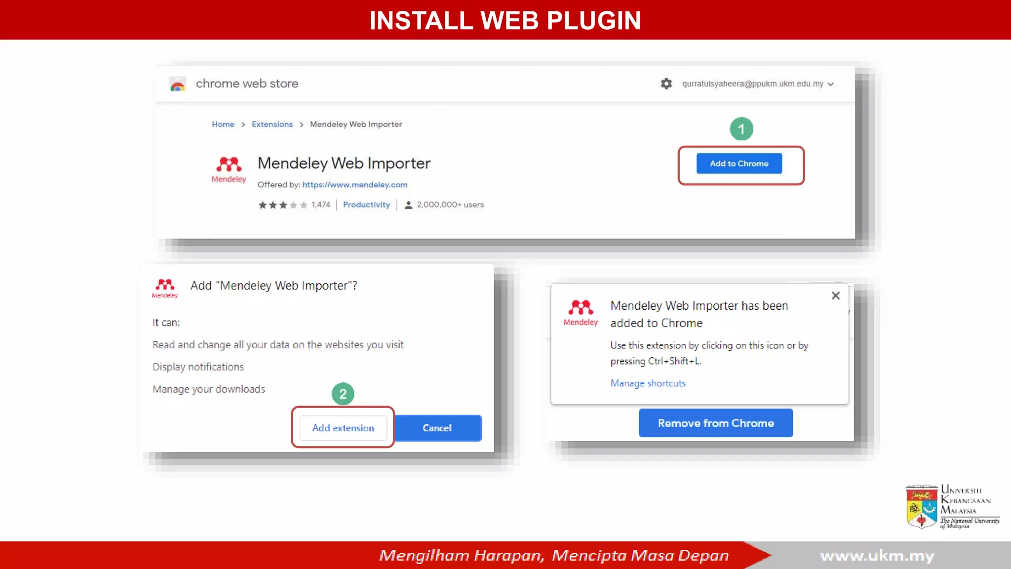 INSTALL WEB PLUGIN
 