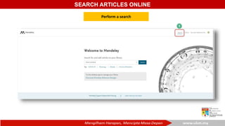 SEARCH ARTICLES ONLINE
Perform a search
 