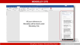 MENDELEY CITE
 