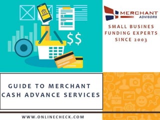 Merchant Cash Advance Guide