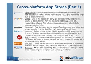 Mobile App Stores Guide | PDF