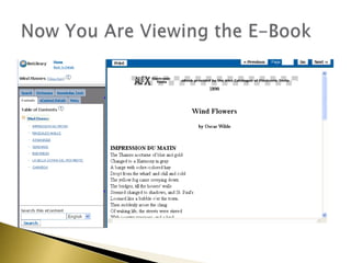 Now You Are Viewing the E-Book