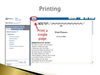 PrintingPrint a single page 