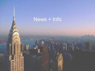 News + Info
 