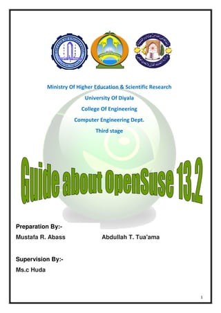 1
Ministry Of Higher Education & Scientific Research
University Of Diyala
College Of Engineering
Computer Engineering Dept.
Third stage
-Preparation By:
Mustafa R. Abass Abdullah T. Tua'ama
-Supervision By:
Ms.c Huda
 