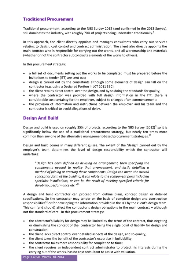 Guide to Construction Procurement Strategies | PDF | Construction ...