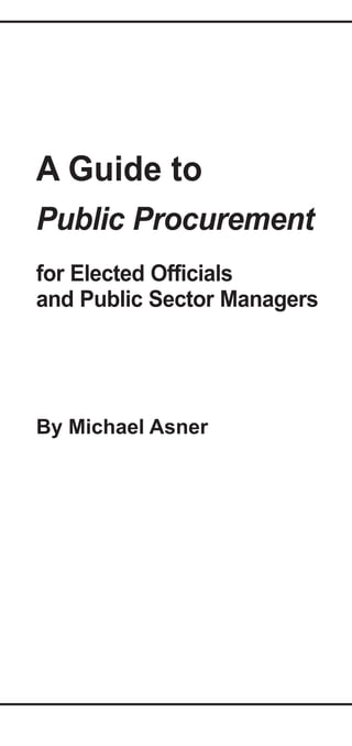 Guide to procurement (us  version)