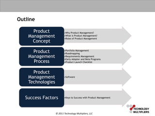 Guide to Product Management
