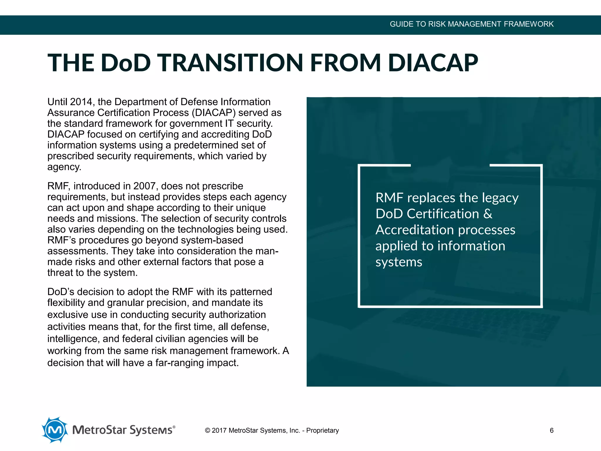 Guide to Risk Management Framework (RMF) | PDF