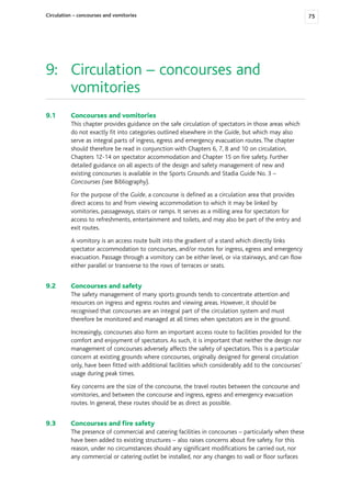 Vomitory Dsign Guide to Safety at Sports Grounds - From Pro Life Guards | PDF