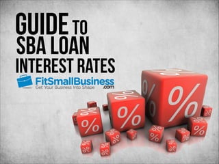 Guide to

SBA Loan

Interest Rates

 