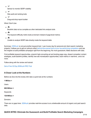 semrush report builder