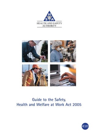 Guide to the Safety,
Health and Welfare at Work Act 2005




                                      €20
 