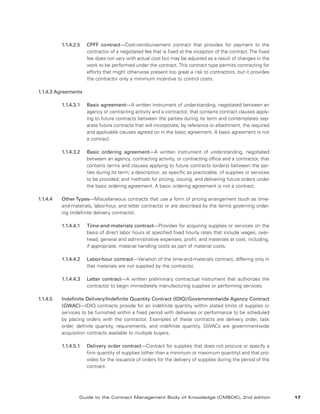Guide to the contract management (CMBOK) | PDF