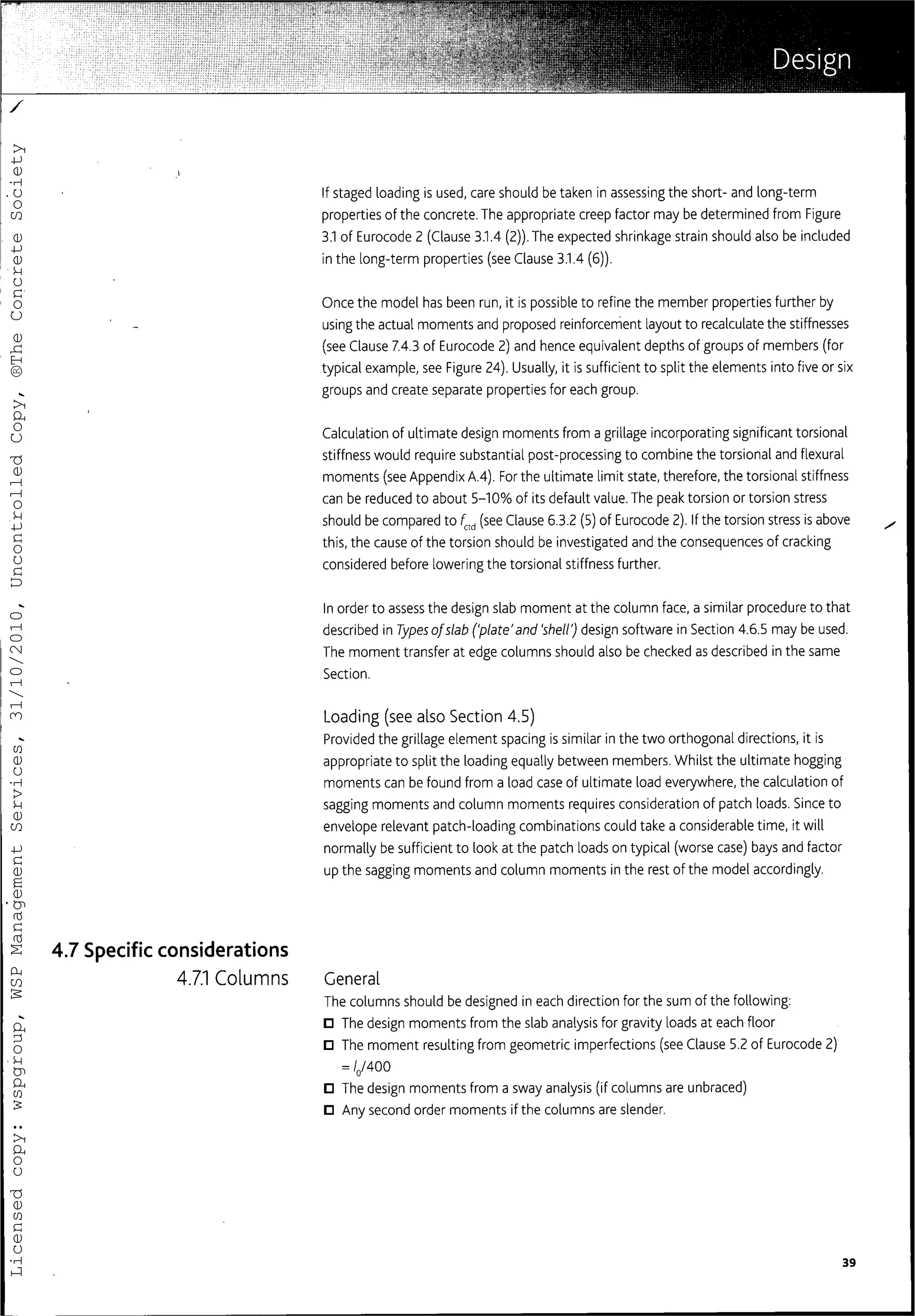 Guide to the design and construction of reinforced concrete flat slabs ...
