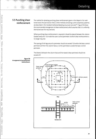 Punching Rft Guide to the design and construction of reinforced concrete flat slabs ...