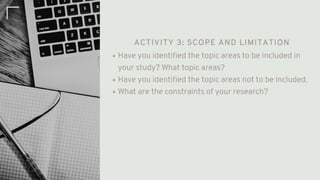 A Guide to Thesis Colloquium and Defense