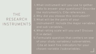 A Guide to Thesis Colloquium and Defense