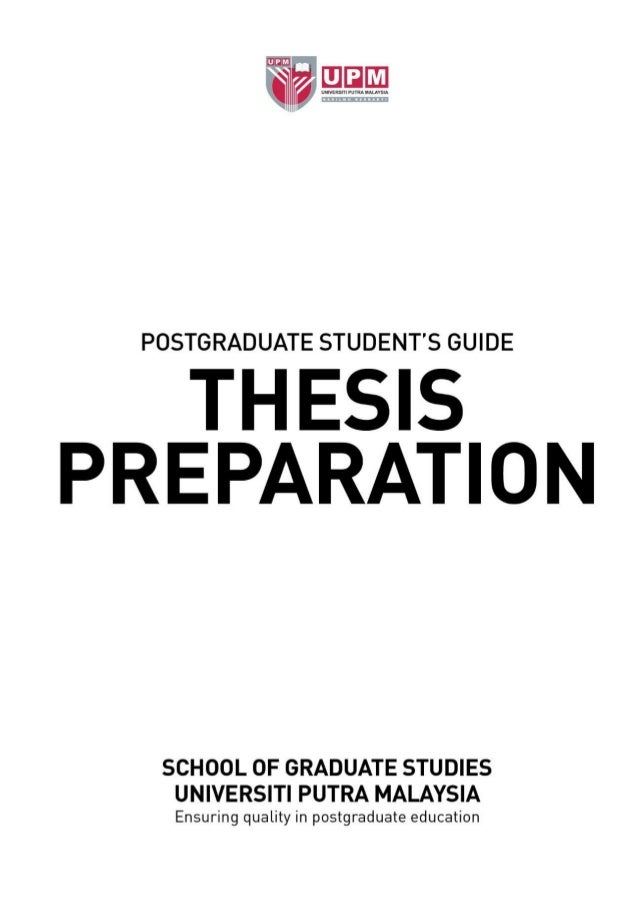 Dissertation preparation