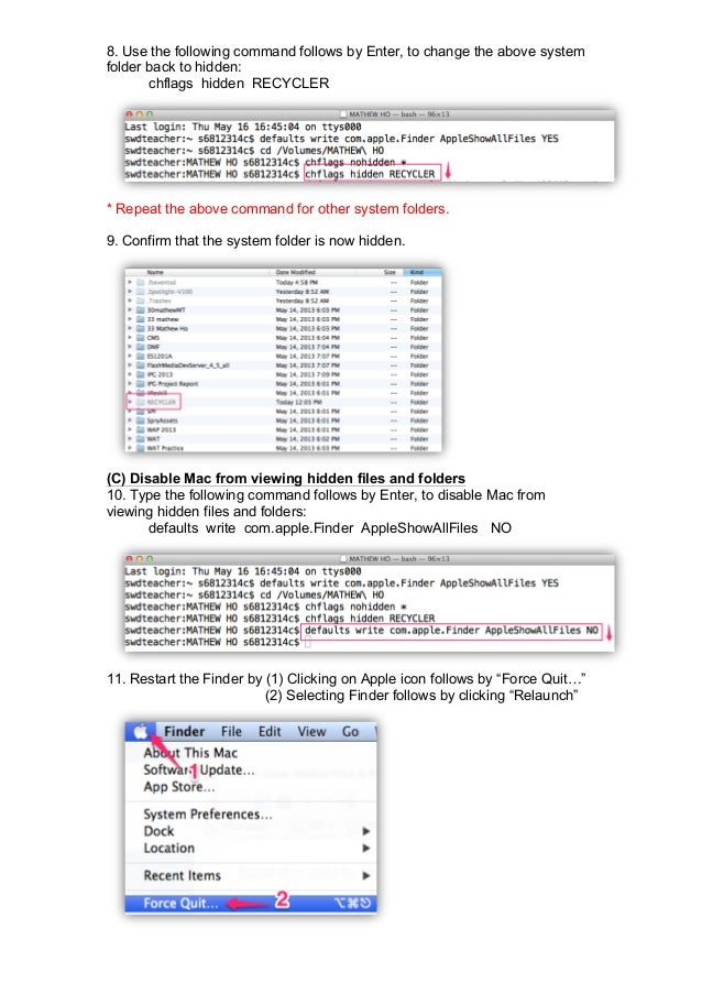 How To Make Visible Hidden Folders In Mac How To Make Visible Hidden Folders In Mac
