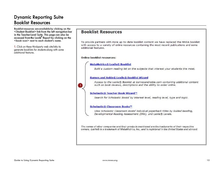 Guide To Using Dynamic Reporting